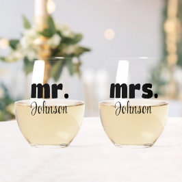 Vaso De Vino Guión de Moda Boda personalizado