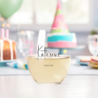Guión elegante "Novia" personalizado