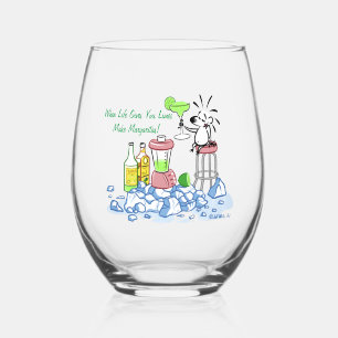 Vaso De Vino HACER MARGARITAS por Jeff Willis Art