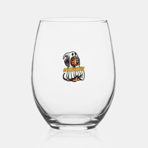 Vaso De Vino Halloween Dachshund, divertida Halloween