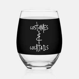 Vaso De Vino Halloween Party Costumes and Cocktails Black White