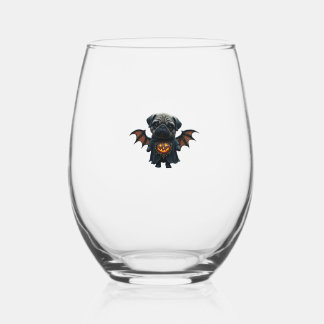 Vaso De Vino Halloween Spooky Pug Classic T-Shirt