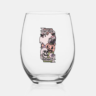 Vaso De Vino Halloween Todos los Días