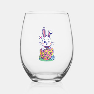 Vaso De Vino Happy Easter Bunny Collection 2