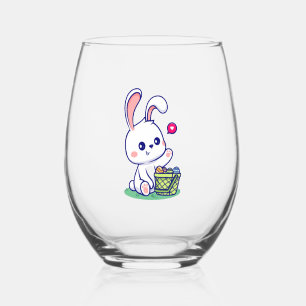 Vaso De Vino Happy Easter Bunny Collection 3