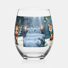 Vaso De Vino happy new year 2026 candlelight 