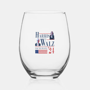 Vaso De Vino Harris Walz 2024 Para El Pueblo