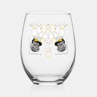 Vaso De Vino Hexagon-Pitti gespiegelt