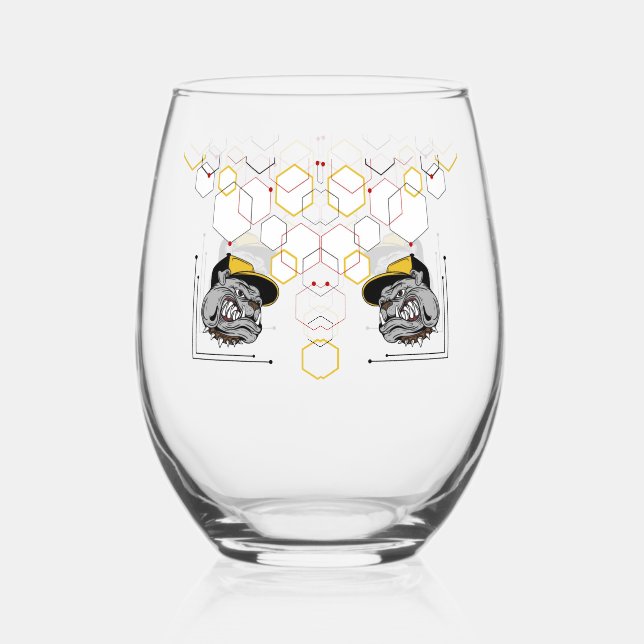 Vaso De Vino Hexagon-Pitti gespiegelt (Anverso)