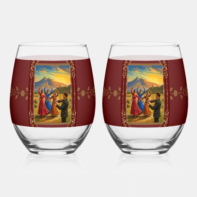 Vaso De Vino Hijas de Ararat Drinkware Set (Anverso)