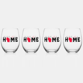 Vaso De Vino Hogar de Wisconsin