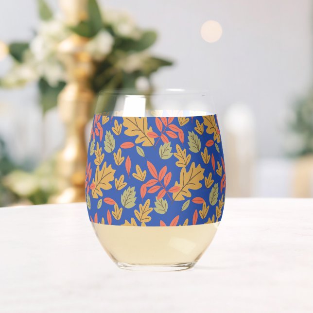 Vaso De Vino hojas tropicales (Insitu (Boda))