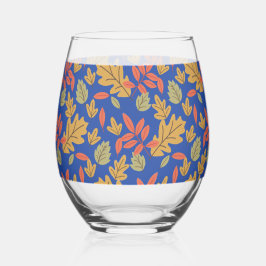 Vaso De Vino hojas tropicales