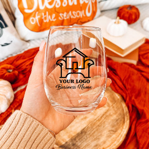 Vaso De Vino Impresionante logotipo comercial personalizado