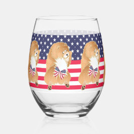 Vaso De Vino INDEPENDIENTE - Chow Rojo