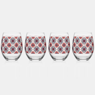 Vaso De Vino "Interbloqueo cósmico" de la marina encantada 16oz