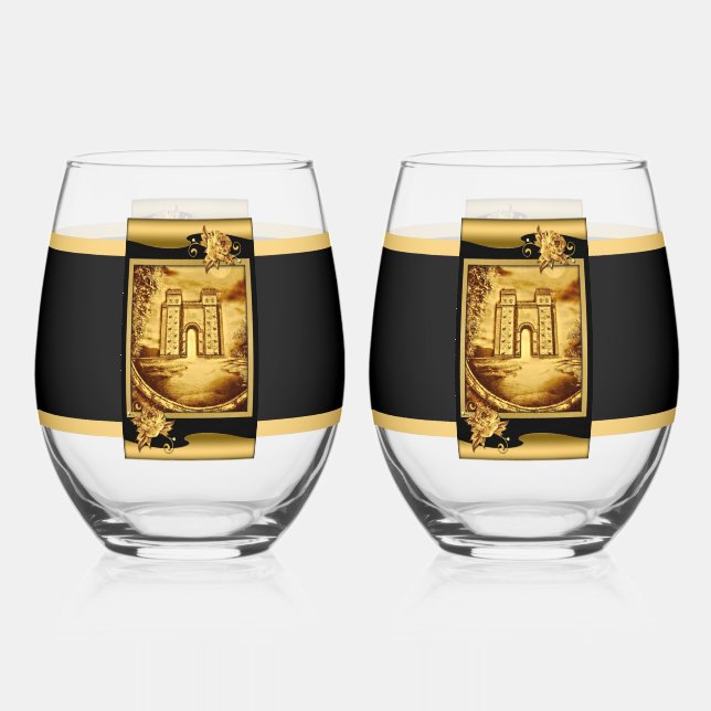 Vaso De Vino Ishtar Gate Drinkware Set (Anverso)