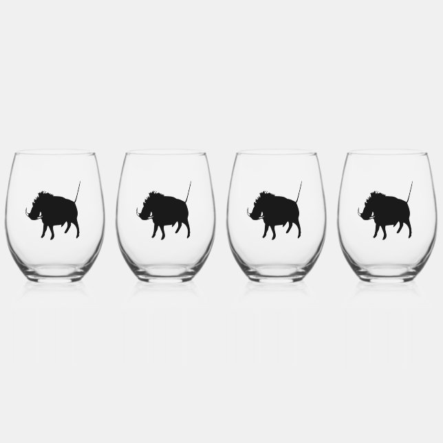 Vaso De Vino Jabalí verrugoso  (Anverso)