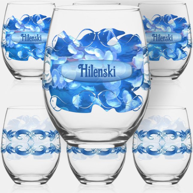 Vaso De Vino Jellyfish Acuario de San Francisco 0925 (Subido por el creador)