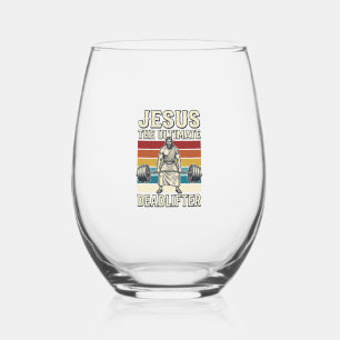 Vaso De Vino Jesús El Levantador de Peso Muerto Definitivo Dise
