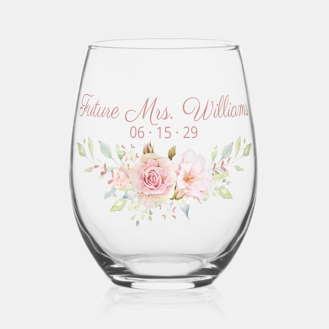 Vaso De Vino Juego de artículos para bebidas espirituosas rosas (Anverso)