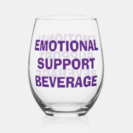 Vaso De Vino Juego de bebidas de soporte emocional