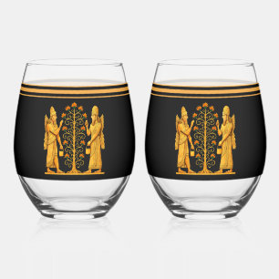 Vaso De Vino Juego de bebidas Golden Anunnaki