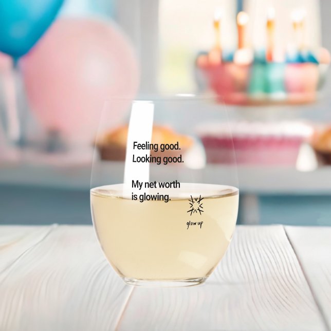 Vaso De Vino Juego de Drinkware (Insitu (Baby Shower))