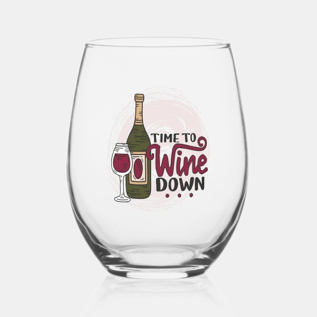 Vaso De Vino Juego de Drinkware (Anverso)