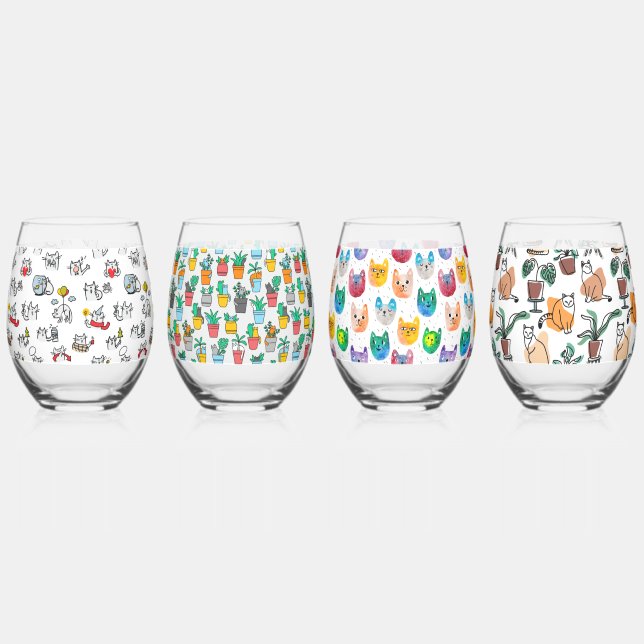 Vaso De Vino Juego de Drinkware (Anverso)