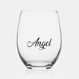 Vaso De Vino Juego de Drinkware boda - Ángel