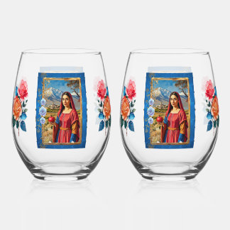 Vaso De Vino Juego de vajilla para bebidas Corazón de Armenia