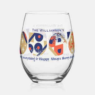 Vaso De Vino Juego de vajilla para bebidas Merry Everything & H