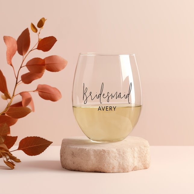 Vaso De Vino Juego de vidrio de fiesta de novias personalizado (Subido por el creador)