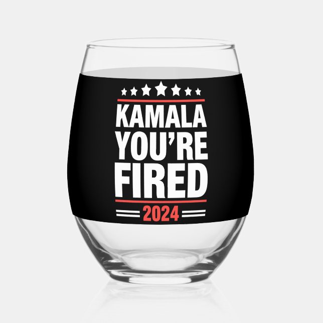 Vaso De Vino Kamala te despiden Kamala Harris 2024 (Reverso )
