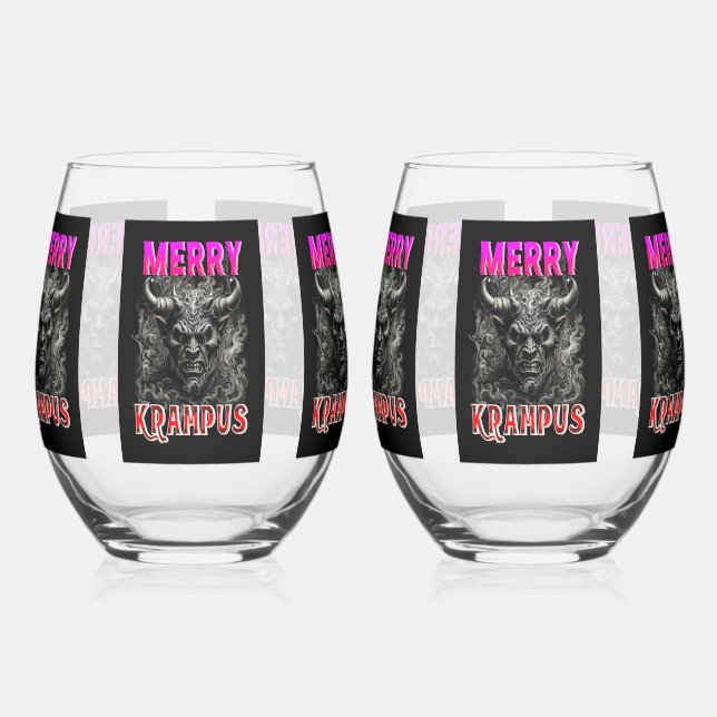 Vaso De Vino Krampus Alegre (Izquierda)