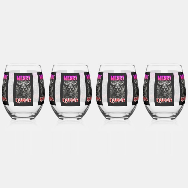 Vaso De Vino Krampus Alegre (Izquierda)