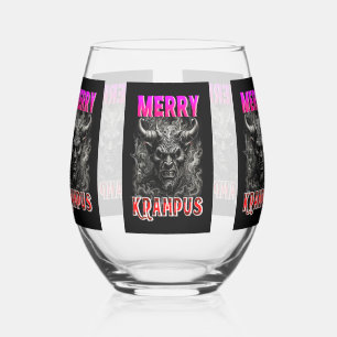 Vaso De Vino Krampus Feliz