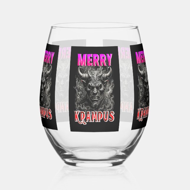 Vaso De Vino Krampus Feliz (Izquierda)