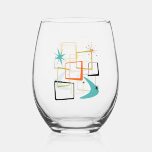 Vaso De Vino La era atómica de los años 50 estela el boomerang 
