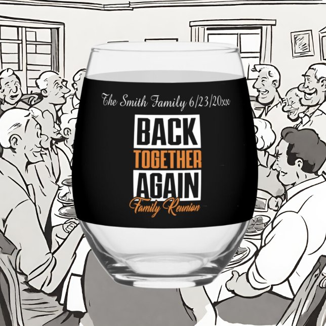 Vaso De Vino La familia Cute juntos agrega la reunión de fecha  (Subido por el creador)
