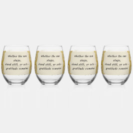 Vaso De Vino La gratitud permanece: Celebra cada ritmo de la vi