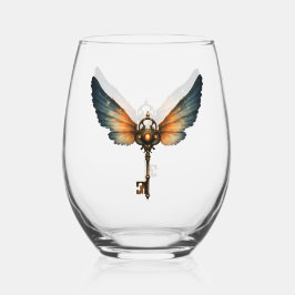 Vaso De Vino La Llave de la Eternidad – Alas Steampunk 