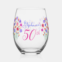 La mano de la flor de primavera pintada en 50 años