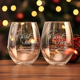 Vaso De Vino La Novia Está En La Nueve Novedades De La Ducha