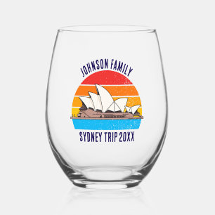 Vaso De Vino La ópera de Australia en Sidney personalizada