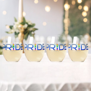 Vaso De Vino La palabra de orgullo de SlipperyJoe letras metáli