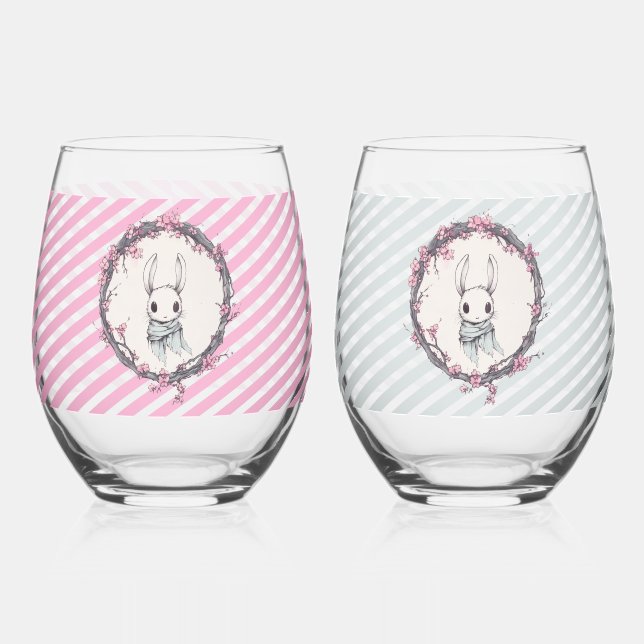 Vaso De Vino La primavera de una liebre (Izquierda)
