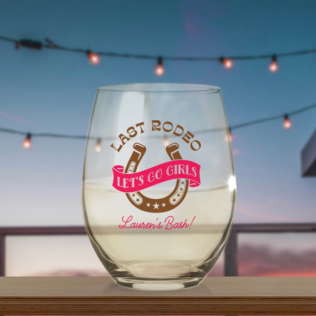 Vaso De Vino La última fiesta de Bachelor de Rodeo Desert Cowgi (Subido por el creador)