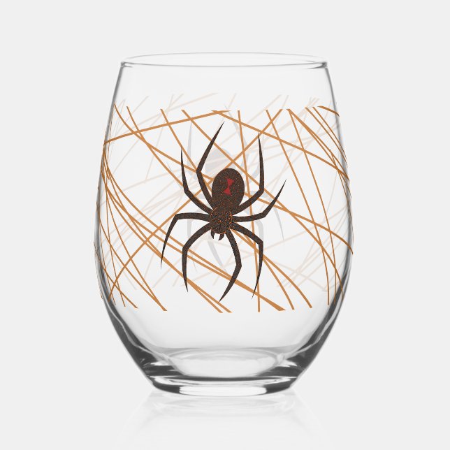 Vaso De Vino La web de la araña (Anverso)